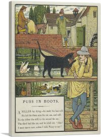 Puss-in-Boots 1873-1-Panel-18x12x1.5 Thick