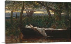 The Lady Of Shalott-1-Panel-26x18x1.5 Thick