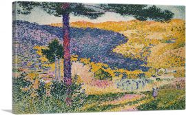 Valley with Fir - Shade on the Mountain 1909-1-Panel-40x26x1.5 Thick