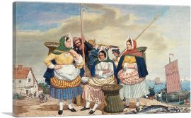 Fish Market By The Sea 1860-1-Panel-12x8x.75 Thick