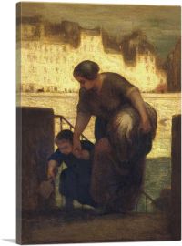 The Laundress 1863-1-Panel-12x8x.75 Thick