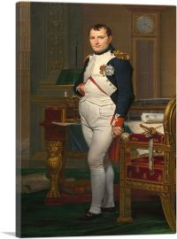 The Emperor Napoleon In His Study At the Tuileries-1-Panel-12x8x.75 Thick