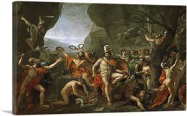 Leonidas At Thermopylae 5th Century BC-1-Panel-18x12x1.5 Thick