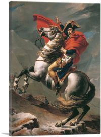 Napoleon Crossing the Alps-1-Panel-12x8x.75 Thick