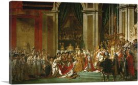 The Coronation Of Napoleon At Notre-Dame De Paris 1804-1-Panel-60x40x1.5 Thick