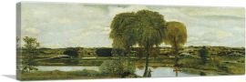 Along The Erie Canal 1890-1-Panel-36x12x1.5 Thick