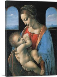 Madonna Litta 1490-1-Panel-26x18x1.5 Thick