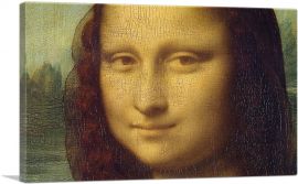 Mona Lisa - Face Detail 1503-1-Panel-26x18x1.5 Thick