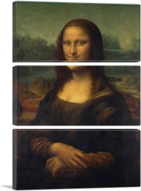 Mona Lisa 1503-3-Panels-60x40x1.5 Thick