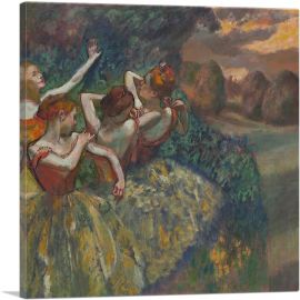 Four Dancers 1899-1-Panel-36x36x1.5 Thick