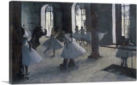 La Repetition Au Foyer De La Danse 1872-1-Panel-26x18x1.5 Thick