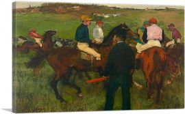 Racehorses - Out of the Paddock 1878-1-Panel-26x18x1.5 Thick