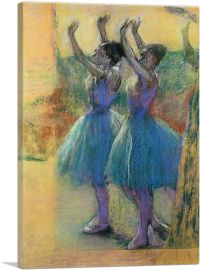 The Blue Dancers-1-Panel-26x18x1.5 Thick