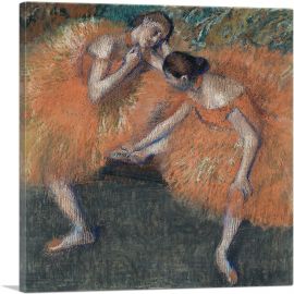 Two Dancers-1-Panel-18x18x1.5 Thick