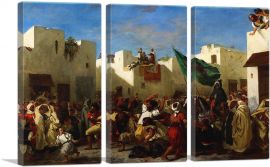 Fanatics Of Tangier 1838-3-Panels-60x40x1.5 Thick