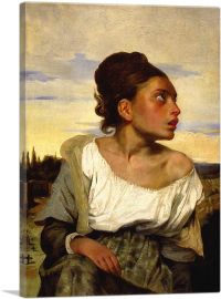 Orphan Girl at the Cemetery 1824-1-Panel-26x18x1.5 Thick