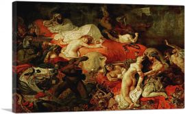 The Death of Sardanapalus 1827-1-Panel-18x12x1.5 Thick