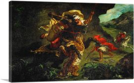 The Tiger Hunt 1854-1-Panel-12x8x.75 Thick