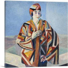 Portrait Of Madame Mandel 1923-1-Panel-18x18x1.5 Thick