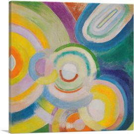 Colored Discs 1923-1-Panel-26x26x.75 Thick