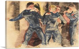 Dancing Sailors 1918-1-Panel-18x12x1.5 Thick