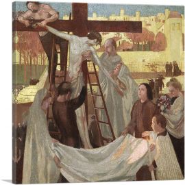 Descent From The Cross 1901-1-Panel-18x18x1.5 Thick