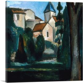 The Church Of Chatou 1909-1-Panel-18x18x1.5 Thick