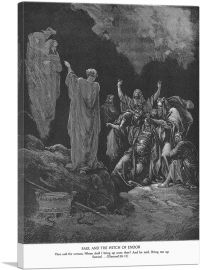 Saul And The Witch Of Endor 1866-1-Panel-26x18x1.5 Thick