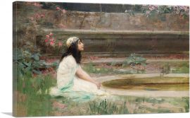 A Young Girl By a Pool