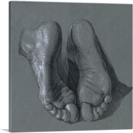 Feet of an Apostle-1-Panel-26x26x.75 Thick