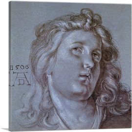 Head of an Angel 1506-1-Panel-26x26x.75 Thick
