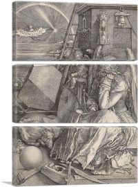 Melencolia I 1514-3-Panels-60x40x1.5 Thick