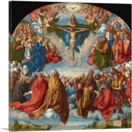 Adoration of the Trinity 1511-1-Panel-12x12x1.5 Thick