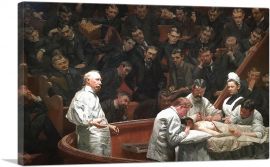 Portrait Of Dr Hayes Agnew Clinic 1889-1-Panel-18x12x1.5 Thick