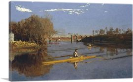 Max Schmitt In a Single Scull-1-Panel-12x8x.75 Thick
