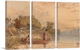 Spearing Fish 1850-3-Panels-90x60x1.5 Thick
