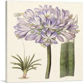 Purple Flowers-1-Panel-12x12x1.5 Thick