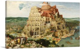 The Great Tower of Babel 1563-1-Panel-12x8x.75 Thick
