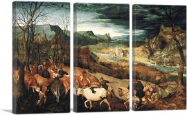 The Return of the Herd 1565-3-Panels-90x60x1.5 Thick
