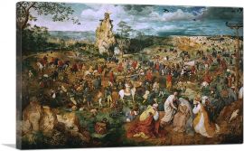 The Road To Calvary 1564-1-Panel-40x26x1.5 Thick