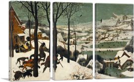 Hunters in the Snow 1565-3-Panels-90x60x1.5 Thick