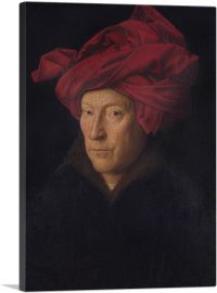 Portrait Of a Man In a Turban-1-Panel-18x12x1.5 Thick