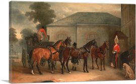 The Drag of Sir Watkin Williams Wynn 1843-1-Panel-18x12x1.5 Thick