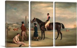 Euxton, with John White Up, at Heaton Park 1829-3-Panels-90x60x1.5 Thick