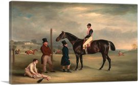 Euxton, with John White Up, at Heaton Park 1829-1-Panel-18x12x1.5 Thick
