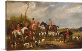 Sir Richard Sutton Bart and His Hounds-1-Panel-40x26x1.5 Thick