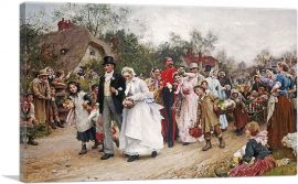 The Village Wedding 1883-1-Panel-12x8x.75 Thick
