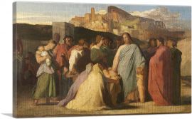 Jesus And The Little Children 1836-1-Panel-26x18x1.5 Thick