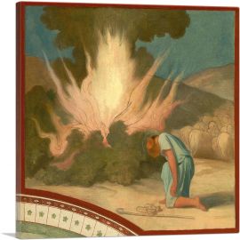 Moses Before The Burning Bush 1856-1-Panel-18x18x1.5 Thick