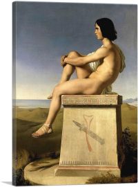 Polytes Son Of Priam Observing Movements Of Greeks Towards Troy 1834-1-Panel-26x18x1.5 Thick